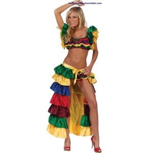 Spanish Cha Cha Carmen Miranda Costume Dress 💃